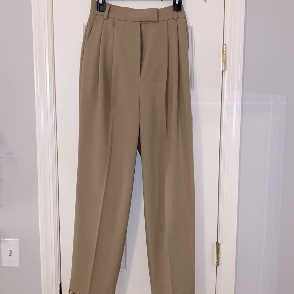 NWT The Frankie Shop Bea Trousers - Latte